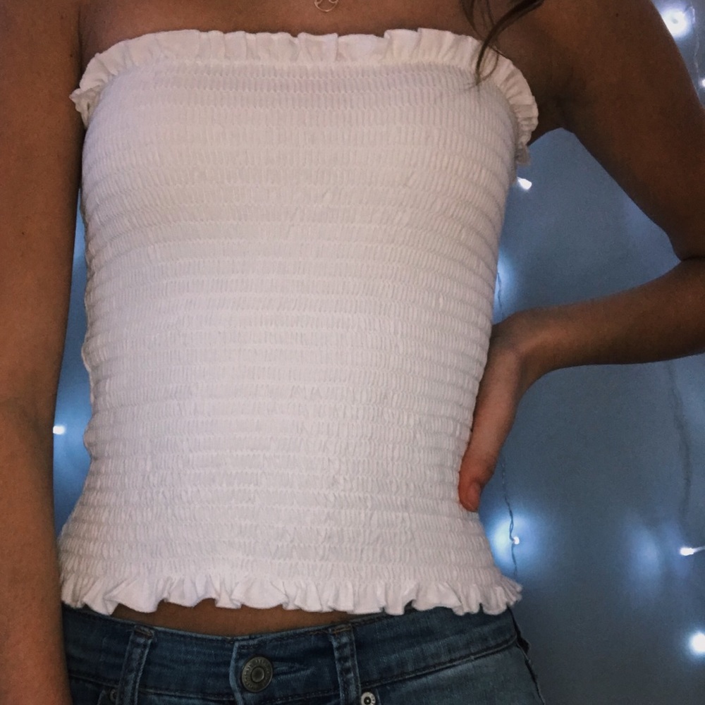 White tube top